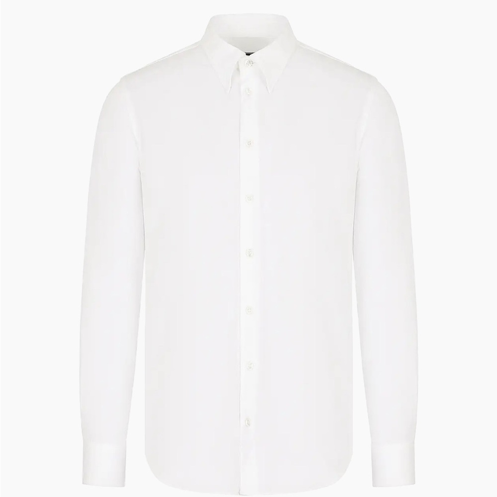 Armani Collezioni Crisp White Dress Shirt